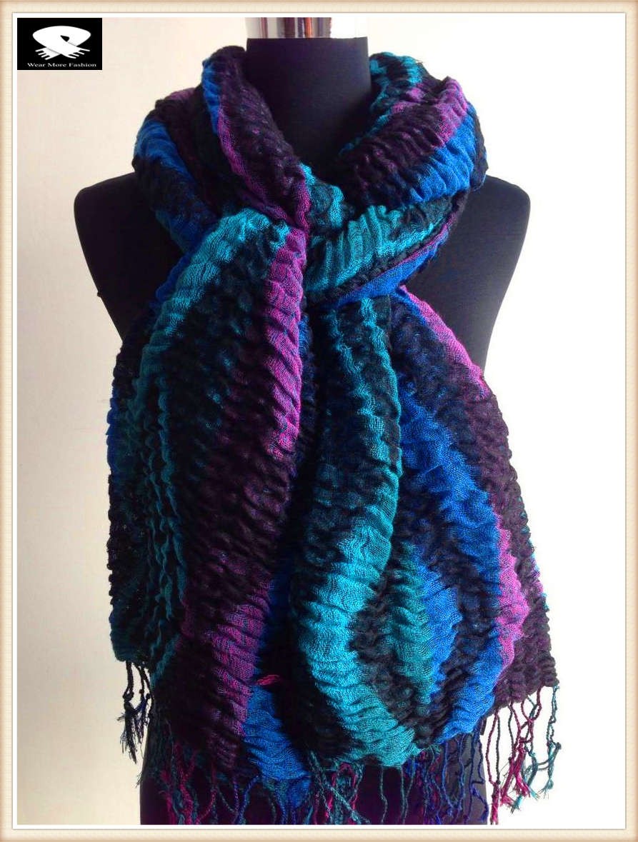 Super soft acrylic scarf, china scarf factory