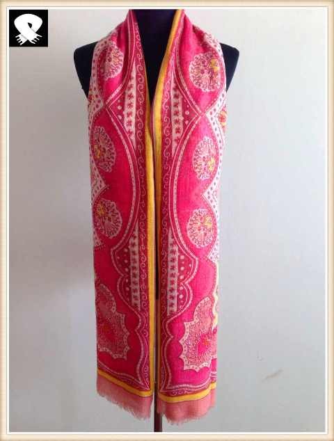Vintage acrylic scarf from china scarf factory
