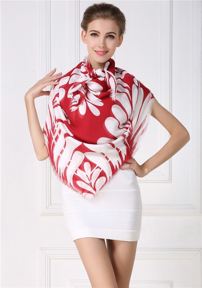 Modal and silk mixed scarves for women