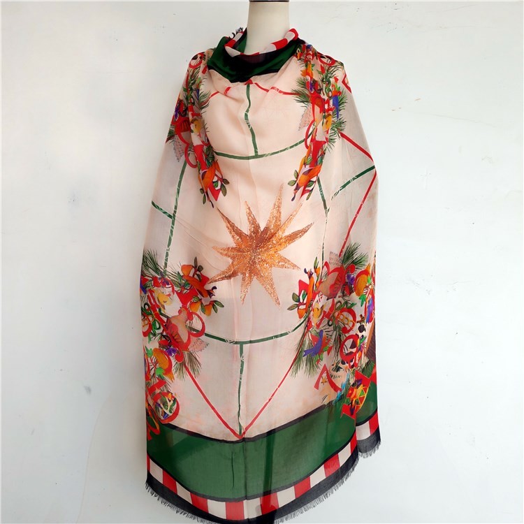 Custom scarf printing silk modal scarf wholesale