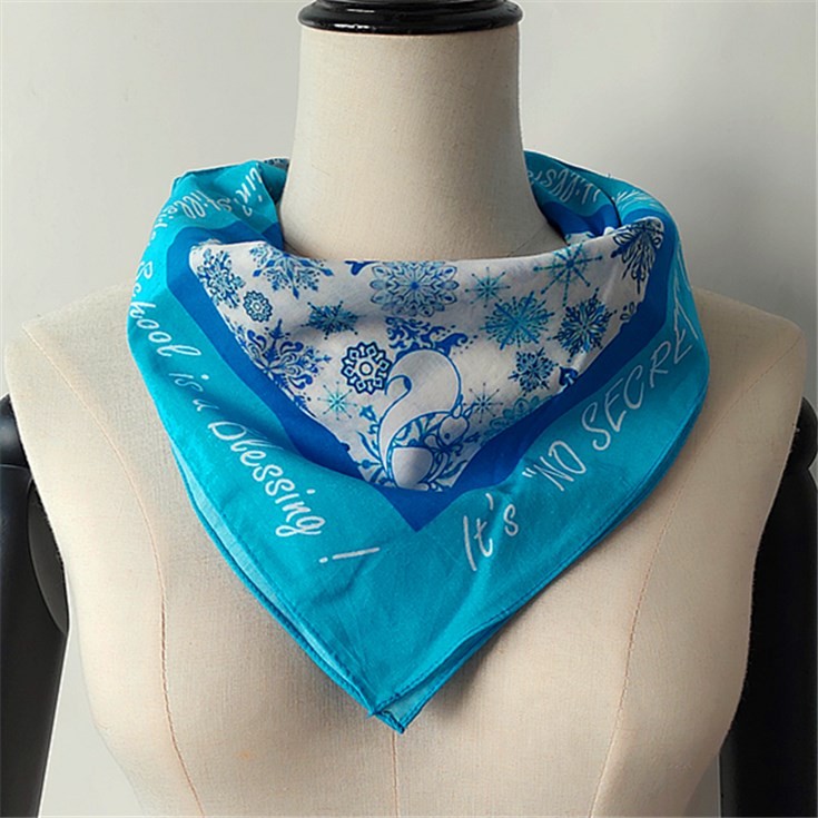 Digital printed scarf factory custom printed bandanas no minimum