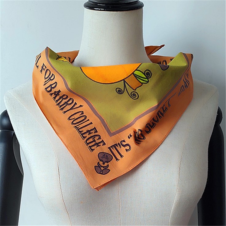 Scarf factory custom sublimation bandana napkins bulk