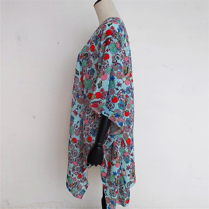 Digital print scarf manufacturer print on the silk fabric
