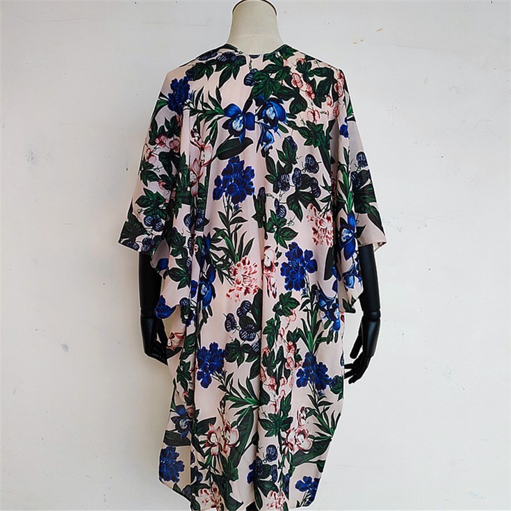 Scarf printer custom printed silk fabrics for kimono and shawls
