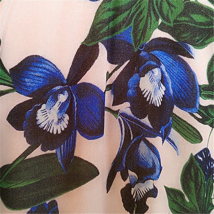 Scarf printer custom printed silk fabrics for kimono and shawls