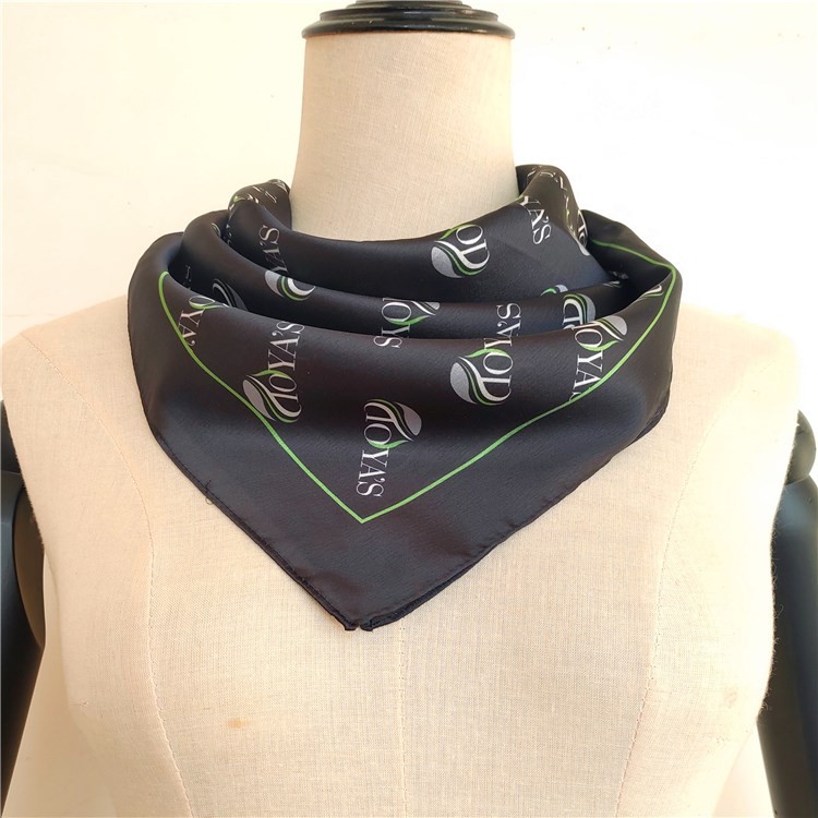 Custom printed bandanna scarves with logo