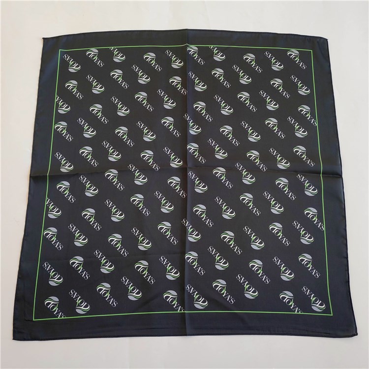 Custom printed bandanna scarves with logo