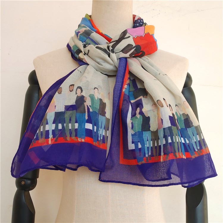 Scarf factory wholesale custom sublimated scarves