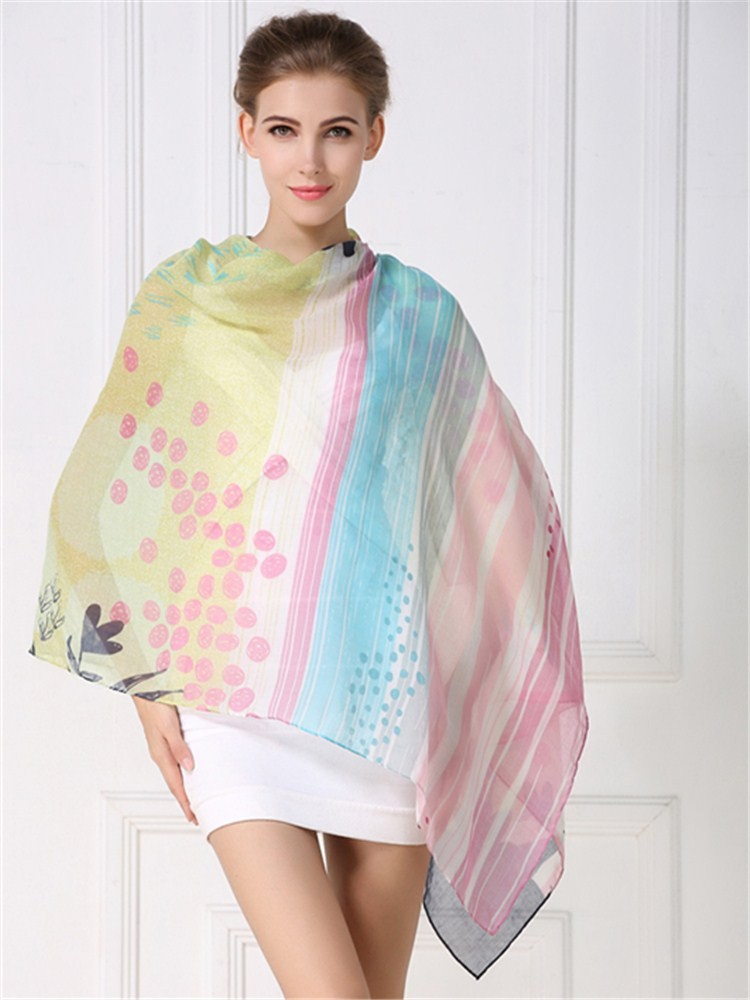 Guazy cool summer scarf, china scarf factory