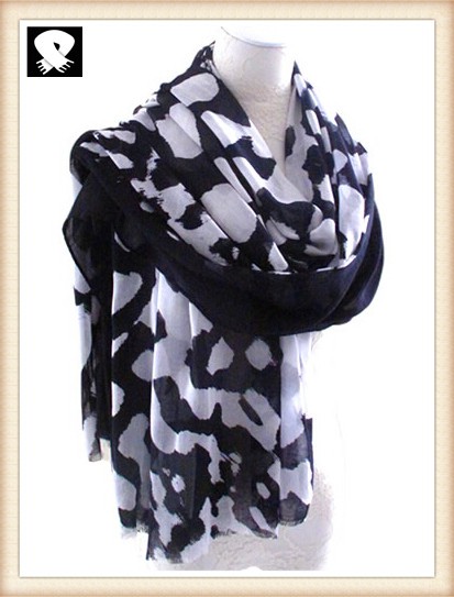 Scarf factory, leopard scarf with super soft feel
