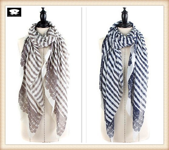 Spring polyester scarf bespoke with more colors