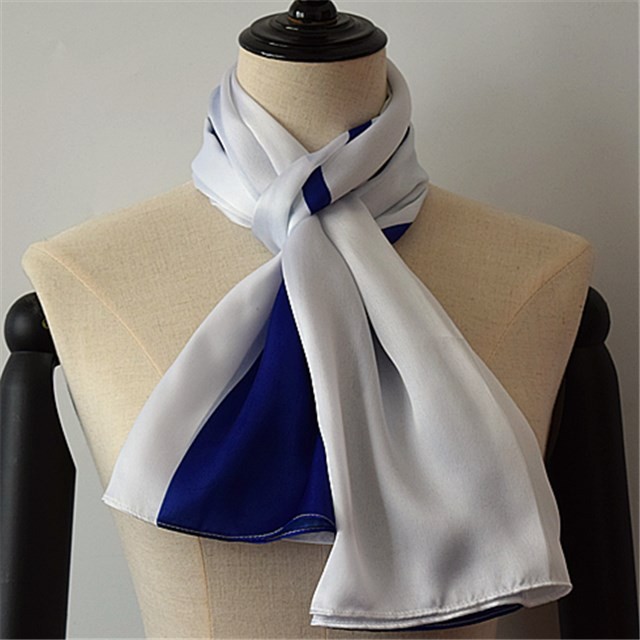New silk scarf factory sublimation printed Israel flag scarf