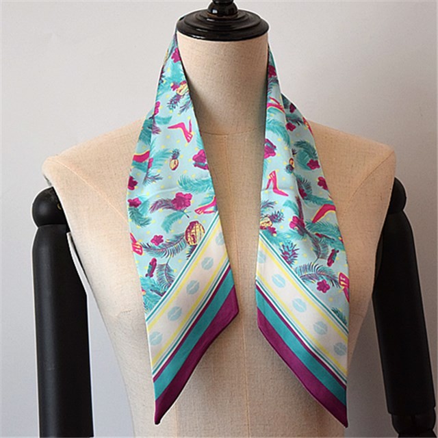 Scarf factory custom silk scarf by your own designs