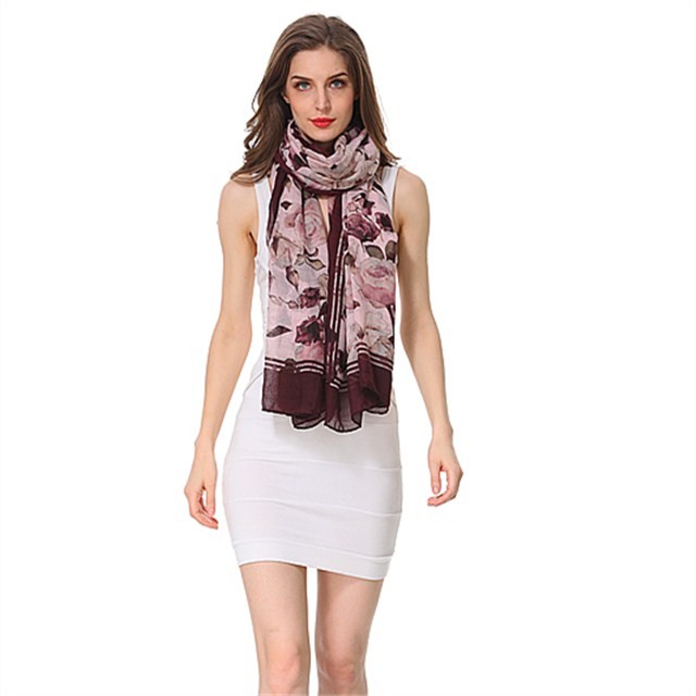 Scarf factory lightweight spring blossom scarves