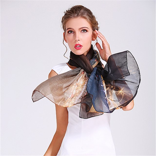 Scarf factory sublimation photo printed scarf shawl