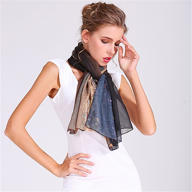 Scarf factory sublimation photo printed scarf shawl