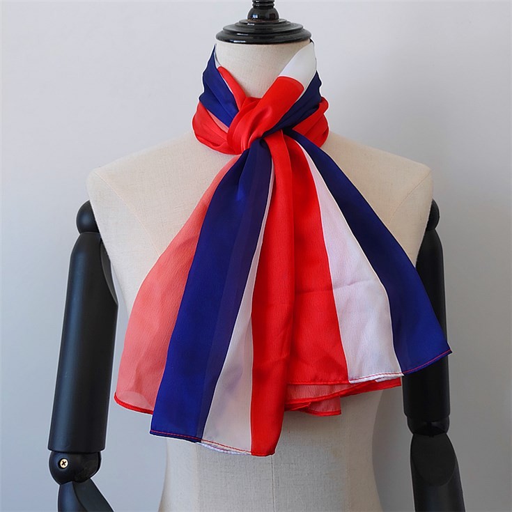 Silk scarf manufacturers printing flag photographic images on scarves