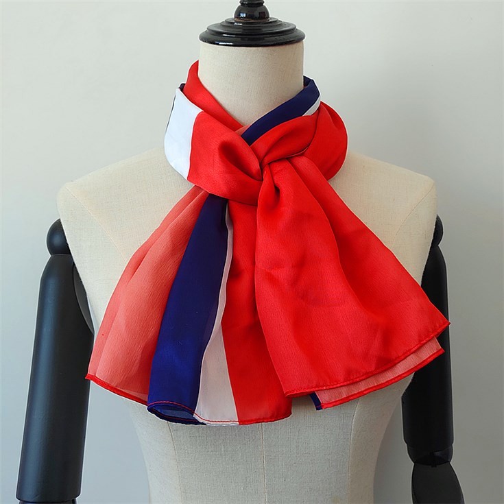 Silk scarf manufacturers printing flag photographic images on scarves