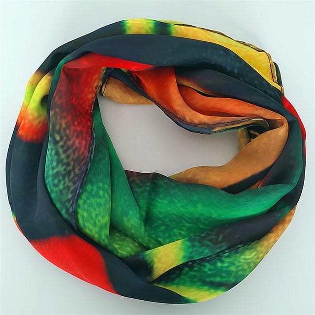 Wholesale custom digital photo printed poly new silk scarves in bulk