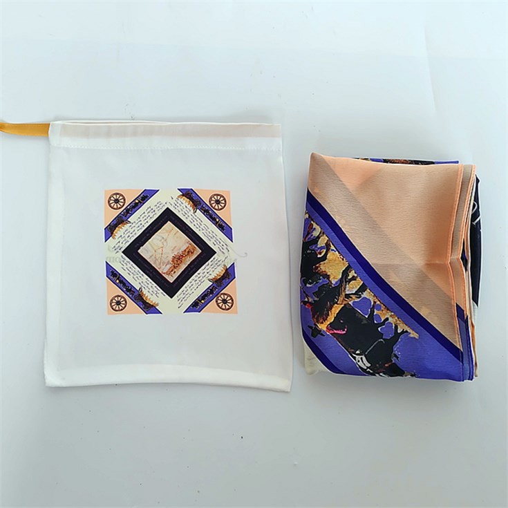 Scarf factory custom printed bags with logo scarf packaging wholesale
