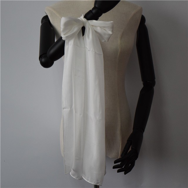 Silk scarf factory white crepe scarves for dying