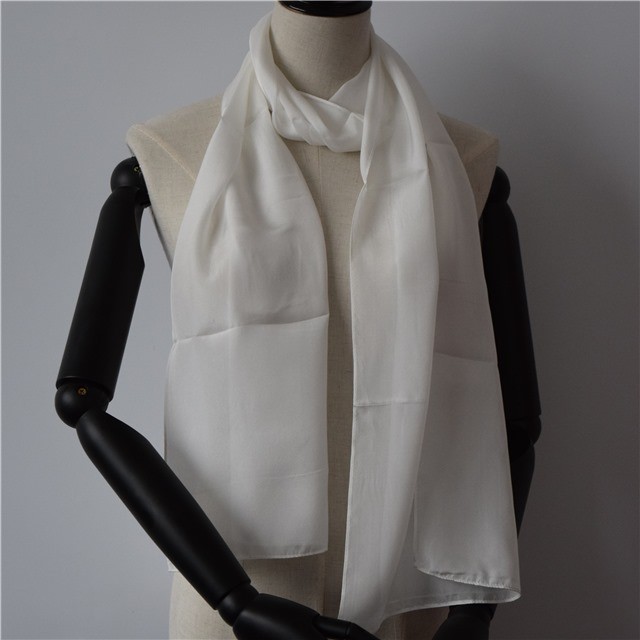 Silk scarf factory white scarves for DIY painting