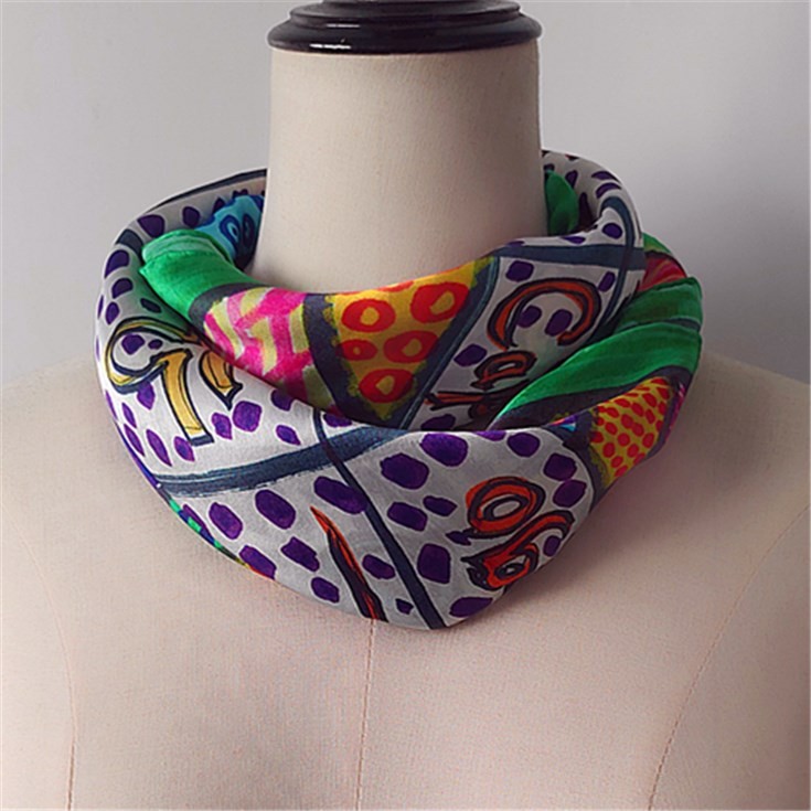 Silk scarf manufacturer custom silk hair wraps