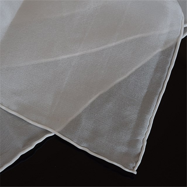 Top end white silk chiffon 8 mm for Dying in scarf factory
