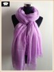 Acrylic scarf with silver lurex