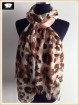 China scarf factory, leopard acrylic scarf