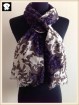 Fashion flowers acrylic scarf with more colors