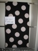 Polka-dotted acrylic scarf, bespoke available 