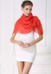 Scarf factory, customized red acrylic scarf