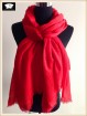 Scarf factory, red acrylic scarf