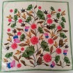 Silk scarf printer custom flowers silk habotai bandanas scarves with logo