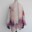 Silk scarf manufacturer custom cape scarf shawl