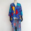 Custom kimono maker digital print photos on modal and silk shawl scarf