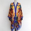 Custom kimono maker wholesale custom print women floral chiffon kimono cardigan