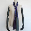 Scarf manufacturer custom designs digital printed luxury mens skinny scarf
