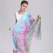 China scarf factory customized luxurious mixed digital scarf for women