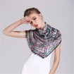 Customized digital print fringed ladies fashion scarf in china scarf factory