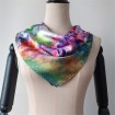 Scarf manufacturer sublimation printed silk like custom scarves