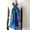 Custom scarf maker print photo on poly voile scarf