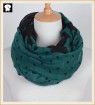 Polka dots infinity scarves, more custom colors