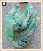 Scarf factory, abstract infinity scarves