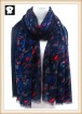 Scarf factory, florals prints polyester scarf