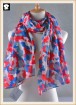 Stylish woven printed polyester scarf