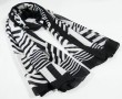black& white scarf made in China scarf factory