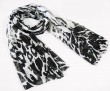 black leopard scarf made in China scarf factory