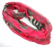 leopard infinity scarf made in China scarf factory